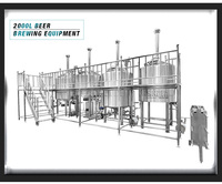 Équipement de Fermentation sous Pression 5000L, Usine de Brassage Contrôlée par PLC, Brasserie Artisanale d'Occasion à Vendre