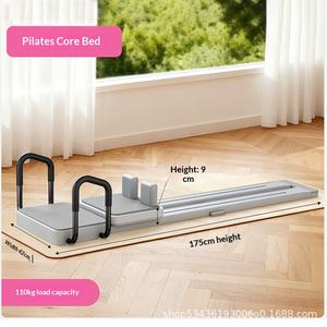 Cama de Pilates Core, Pequeña, Multifuncional, con Rodillo Silencioso, Máquina de Ejercicios para el Hogar, Material PP - Product Image 4