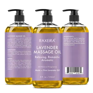 Best Sell Natural Lavender Massage Oil Organic Body Essential Oil For Skin Care Private Label Lavender Fragrance Oil