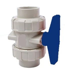 บอลวาล์ว 3 ทาง แบบ PVC และ PP สำหรับระบบน้ำหยดและระบบน้ำอัดลม พร้อมหัวต่อแบบ Trunnion มีสินค้าในสต็อก - Product Image 5