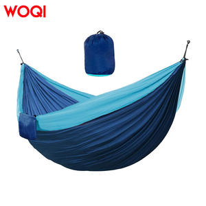 Hamac portable en nylon Woqi pour le camping avec mousquetons, design minimaliste, logo personnalisé, 0,7 kg, équipement de plein air léger - Product Image 2