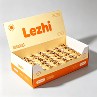 Cajas Personalizadas para Galletas con Logotipo de Marca, Caja de Embalaje Reciclable para Pasteles y Donuts, Empaque para Postres Dulces para Llevar