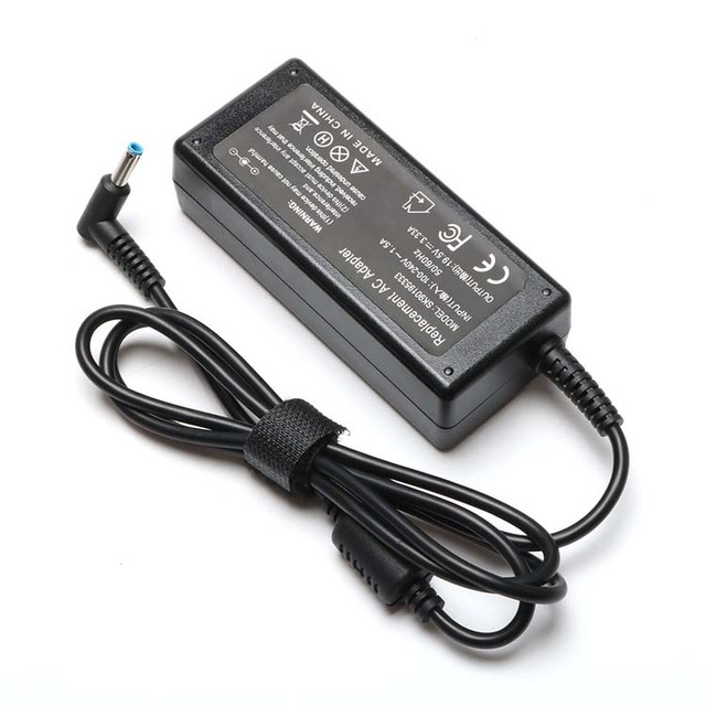 Ac Adapter Charger 65W 19.5V 3.33A Blue Tip for HP Pavilion X360 11 13 15, HP Zbook 14u G4 G5 15u 15 G3 Computer Power Supply DC