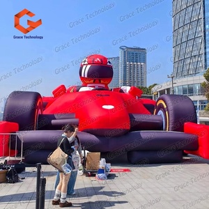 Coche de Carreras Inflable de Diseño Popular, Modelo Gigante de Coche de Carreras Inflable para Exhibición al Aire Libre - Product Image 2