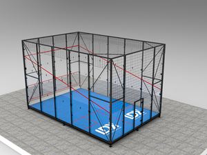 Campo da <span class=keywords><strong>Squash</strong></span> Panoramico Completo con Rete Superiore, Attrezzatura Professionale - Product Image 3