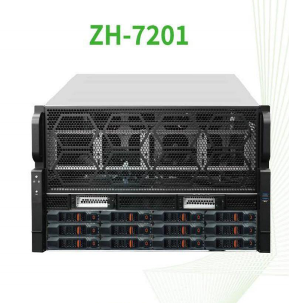 OEM&ODM ZH-7201 4U8 Card AI GPU Server with 5th/4th Gen Intel Xeon Scalable Processors Dual-processor 4U Rack Support 4U8 Card