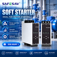 Démarreur progressif électronique SAFESAV SST-MS avec affichage numérique, fonction de veille, 30 kW, 132 A, protection contre les pannes de phase pour l'irrigation