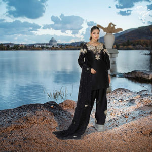 JAC22 D550 Conjunto Casual Diario para Mujer, Sudadera Tipo Cárdigan, Pantalones Largos de Felpa, Manga Larga, Cuello Alto con Cierre, Ajuste Holgado, 100% - Product Image 3