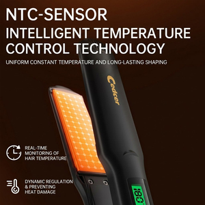 Piastra per <span class=keywords><strong>Capelli</strong></span> Professionale Cedcer con Piastre Larghe in Ceramica, Cheratina e Ioni Negativi, con Controllo Intelligente della Temperatura NTC - Product Image 3