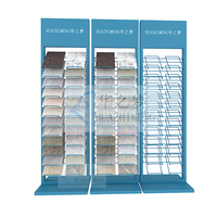 Présentoirs de carreaux de céramique pour showroom, supports de présentation de carreaux de pierre pour sols en bois, étagères d'échantillons de quartz pour mosaïques