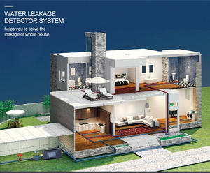 Автоматическое отключение ультразвуковой датчик утечки воды протектор для всего дома системы управления приложением, чтобы избежать повреждений от наводнения - Product Image 4