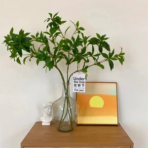 Plante artificielle Pieris Japonica, branche unique de 60 cm, décoration intérieure pour salon - Product Image 1