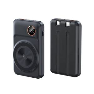 Banco de Energía Inalámbrico Magnético de 10000 mAh, Carga Rápida PD de 20 W, Pantalla LED, Ultra Delgado, Cargador Portátil de Viaje para Teléfono, Batería Externa - Product Image 6
