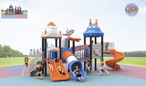 ชุดสไลเดอร์สนามเด็กเล่นสำหรับเด็กอนุบาล  ทำจากพลาสติก สำหรับใช้กลางแจ้งในสวน - Product Image 2