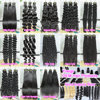Paquetes de Cabello Humano Ondulado Suelto de Grado 12A, Proveedor de Cabello al por Mayor, Alta Calidad, 100% Natural, Virgen, Doblemente Estirado