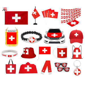 Sombrero de Pescador con Diseño de la Bandera de Suiza Más Vendido, Sombrero de Pescador Personalizado con Impresión de la Bandera Nacional de Suiza para Fanáticos del Fútbol - Product Image 6