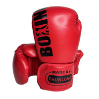 Gants de boxe pour adultes Liboson en PU pour la pratique du Sanda et l'entraînement sur sac de frappe, fabriqués en Chine, unisexe