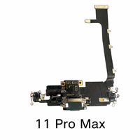 Base de Carga con Puerto USB para iPhone 11, 11 Pro, 11 Pro Max, Cable Flexible de Repuesto para Micrófono, Cables Flexibles para Teléfono Móvil