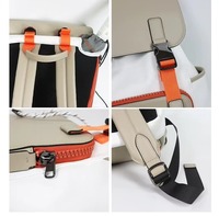 Sac à dos unisexe personnalisé pour le tennis et le pickleball, en nylon, 30-40L, imperméable, avec compartiment pour chaussures et raquettes, panneau solaire