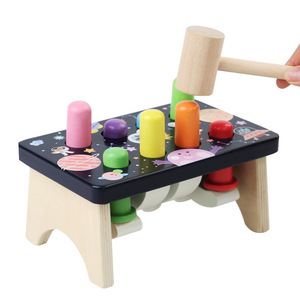 Tavolo Sonoro Colorato a Tema Pianeti per Bambini, Giocattolo Educativo in Legno per la Prima Infanzia, Giocattolo Cognitivo, Vendita Calda - Product Image 1