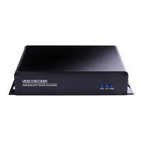 Decodificador IP a SDI Profesional con Salida HDMI y VGA, Resolución 4K, Construcción Metálica para Transmisión en Tiempo Real