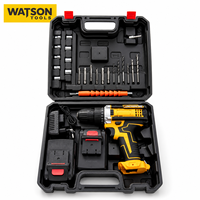 Kit de perceuse-visseuse sans fil avec étui de transport pour l'assemblage de meubles et les travaux de bricolage