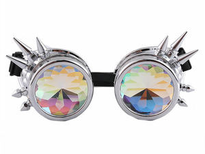 Gafas de Sol Steampunk Redondas con Logotipo Personalizado al por Mayor para Hombre y Mujer, Gafas de Caleidoscopio para Fiesta, Cosplay, Gafas Góticas - Product Image 5