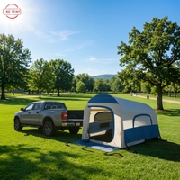 Tente de voiture gonflable robuste Wind Valley pour camionnette, tente pneumatique personnalisée, imperméable, installation facile, tente pour la benne du camion