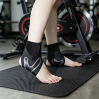 Attelle de cheville sportive réglable avec compression, soutien de la cheville, sangle de soulagement de la douleur tendineuse, bandages pour entorses du pied, blessures, basketball