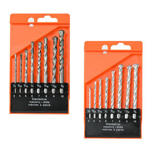 ชุดดอกสว่านเจาะปูน 4 5 6 8 10 มม. ก้านกลมเกลียวสำหรับเจาะผนังคอนกรีต ผิวเงา - Product Image 4