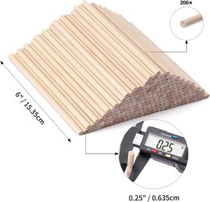 Tùy chỉnh chưa hoàn thành vòng gỗ chốt cho hàng thủ công thông dài gỗ Stirrer Stick - Product Image 2