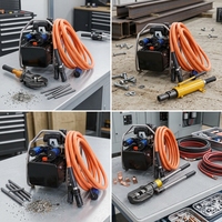 Pompe hydraulique portable multi-vitesses à double sortie JJZXXF BJQ-72/0.6 72MPa haute pression pour la lutte contre les incendies et les secours d'urgence