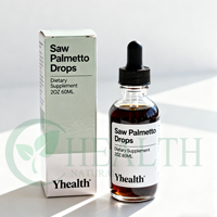 Gouttes liquides de palmier nain, extrait végétal de qualité alimentaire, gouttes liquides, OEM, marque privée, approvisionnement en vrac