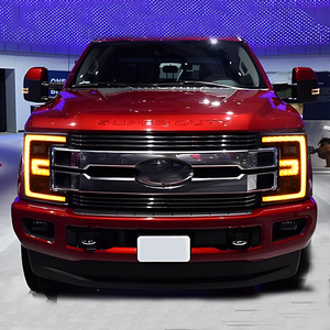 Montaje de faros automáticos LED de alta calidad para <span class=keywords><strong>Ford</strong></span> F250 2017-2019 100W lente de proyector dinámico 6000K lámparas delanteras actualización nuevo Coche - Product Image 2