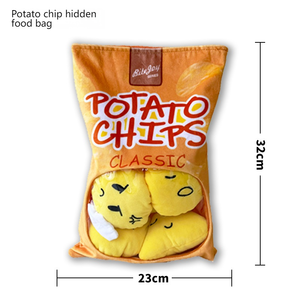 צעצוע לעיסה מפנק מכותנה אקולוגית, עמיד ללעיסה, עם צפצפה, למשחק ביתי, לבריאות השיניים, לאימון אינטראקטיבי וכיף לכלבים - Product Image 4