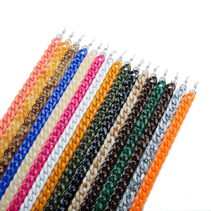 Collier en acétate acrylique à la mode <span class=keywords><strong>2022</strong></span>, grand bijou plat, <span class=keywords><strong>chaîne</strong></span> de <span class=keywords><strong>lunettes</strong></span> de soleil, pour <span class=keywords><strong>lunettes</strong></span> - Product Image 5