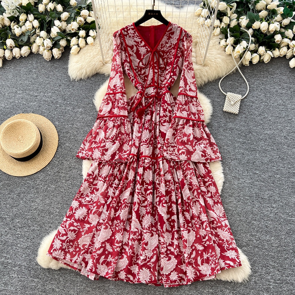elegant spring dresses for women Drop-Waist Corset Dress main image 0