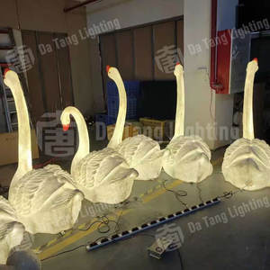 Lampe décorative en forme de cygne pour extérieur, IP65, pour éclairage de parcs, de paysages et de zones touristiques - Product Image 2