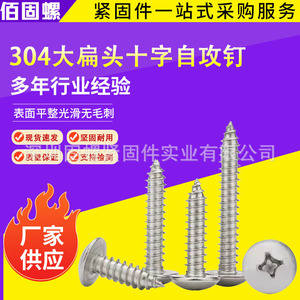 304 Stainless Steel Phillips Flat Head Self Tapping Screws M2 M3 M4 M5 For Metal Construction - Product Image 1