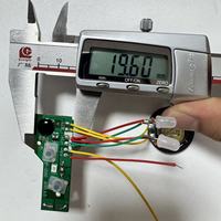 Mainan Bercahaya Xinxing PCBA Musik LED Pencahayaan Pelangi Sensor Getaran Papan PCB Dua Tombol COB