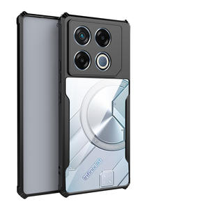 Voor Infinix Gt 30 20 10 Pro <span class=keywords><strong>Note</strong></span> 50 40 30 12 11 Pro Case Airbag Schokbestendig Achter Doorzichtige Telefoonhoes Acryl + Tpu Hybride Behuizing - Product Image 3