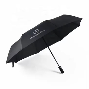 <span class=keywords><strong>Parapluie</strong></span> publicitaire pliant en 3 sections entièrement automatique pour voiture, idéal pour la pluie et le soleil, pour les voyages en extérieur, compatible <span class=keywords><strong>Volkswagen</strong></span> Land Rover Benz, fabriqué en Chine - Product Image 2