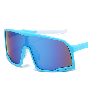 Nouvelles Lunettes de Soleil Monobloc à Grande Monture pour Hommes et Femmes, Idéales pour le Cyclisme, le Ski et les Activités de Plein Air, Lunettes de Soleil Colorées à Verres Miroir - Product Image 6