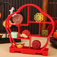 Nouveau présentoir en plastique de style chinois pour desserts, centre de table, plateau à gâteaux de fiançailles, support à pâtisseries, présentoir à fleurs de prunier pour pause thé