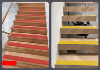 Bordure d'escalier moderne de qualité hospitalière, écologique, en PVC, antidérapante, imperméable et ignifuge