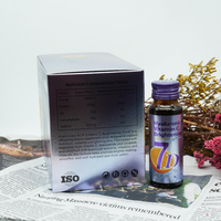 DUOZI Boisson Éclaircissante à l'Acide Hyaluronique et Vitamine C 50ML x 8 Pcs Liquide Oral Hydratation de la Peau Antioxydant