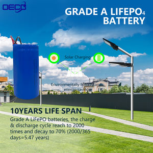 Lampe solaire LED tout-en-un étanche IP65 avec capteur pour sentier rural ou route urbaine - Product Image 4