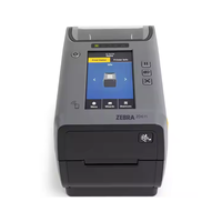 Printer Label Termal Langsung Kompak Zebra ZD611 2-Inci Desktop RFID UHF Printer Barcode dengan Penggunaan Kunci Tersegel