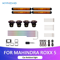 Kit d'éclairage d'ambiance LED KYNCHO pour Mahindra Thar, éclairage intérieur automobile, éclairage d'ambiance LED automobile.