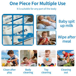 Lingettes humides miniatures personnalisées avec logo OEM, emballées individuellement, en petits paquets, pour usage unique, approvisionnement en gros - Product Image 5